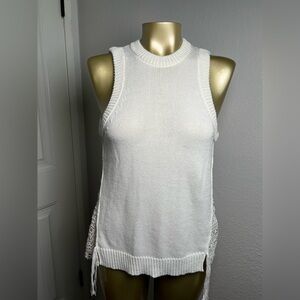 PAIGE White Knit Tank Top XS